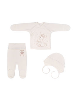 Комплект ясельный молочный зайки 730п (62, 40)