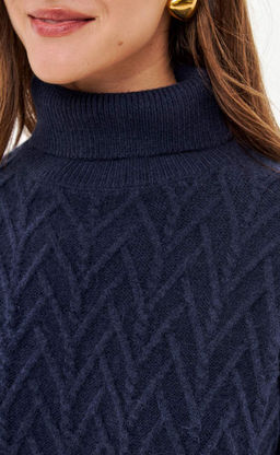 Джемпер F522-1502 d.blue - Fine joyce фото 4