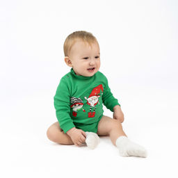 Боди ясельное зеленое гномы ПК-1511 (68, 44)