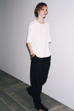 OVERSIZE PLAIN KNIT TOP - Zara фото 11