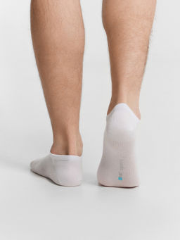 Цена за 5 пар! Носки мужские укороченные белые в наборе, 3 пары - Mark formelle фото 4