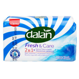 Мыло туалетное твердое Dalan Fresh & Care 90г, Океанский бриз (Турция)  фото 2