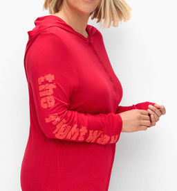 Блузка, красная