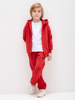Красная толстовка для девочки - Kogankids фото 37