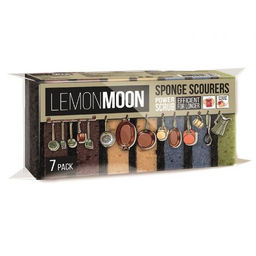 Цена за 2 шт. Губка для посуды 100*71*30 поролон 7шт Lemon Moon Retro Арт. L008