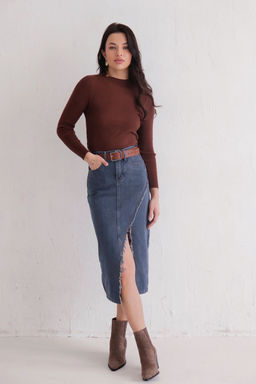 12125 Юбка джинсовая