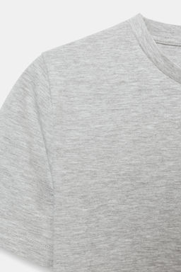 CAMISETA CROPPED MANGA CORTA / Gris vigor? - Zara фото 8