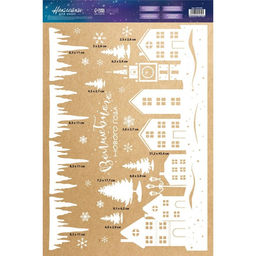 Наклейки на окна многоразовые «Волшебного Нового года», 33 х 50 см