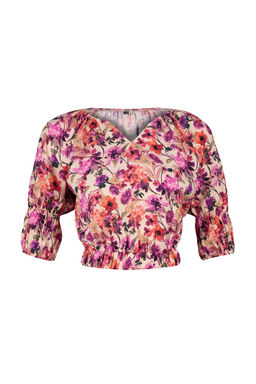 Cok Renkli Bask?l? Viskon Dokuma Bluz TWOSS24BZ00474 - Trendyolmilla фото 7