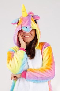 Пижама кигуруми Радужный Единорог