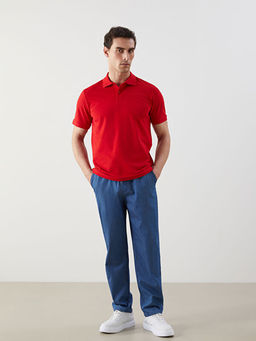 Polo Yaka K?sa Kollu Pike Erkek Ti??rt