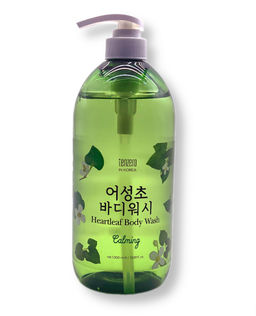 Гель для душа с экстрактом хауттюйнии - Calming Heartleaf Body Wash, 1000мл
