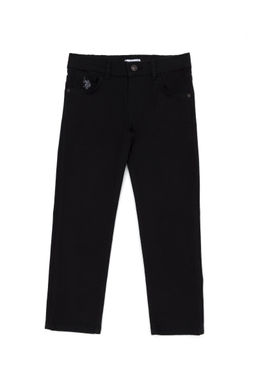 Черные брюки из плотной ткани для мальчика Неожиданная скидка в корзине - U.s. polo assn фото 2