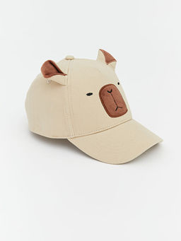 K?pek Fig?rl? Erkek Bebek Kep ?apka