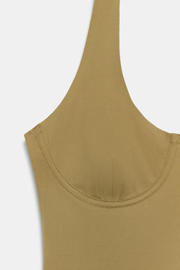 TOP HALTER POLIAMIDA / Oliva - Zara фото 7