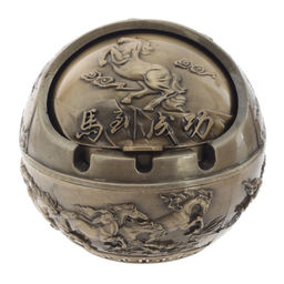 Пепельница "Лошадь", L10,5 W10,5 H10 см, 2в.