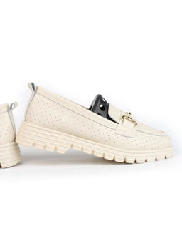 03-PDD164-2 BEIGE Полуботинки женские (натуральная кожа)