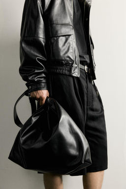 BOLSO DE HOMBRO ASIM?TRICO / Negro - Zara фото 2