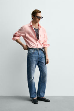 JEANS STRAIGHT FIT BOOTCUT AARON LEVINE X ZARA / Azul medio