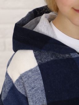 ТД030 Толстовка Дели с капюшоном (синий) - Милаша фото 2