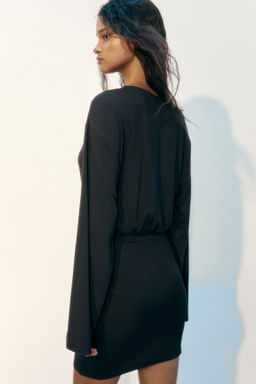 Vestido de manga larga en punto - H&m фото 4
