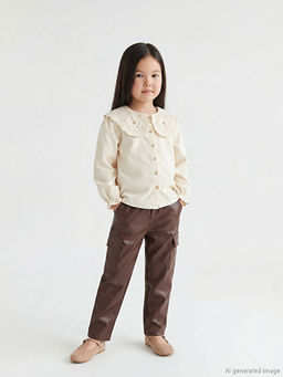 Kargo Cepli K?z ?ocuk Pantolon