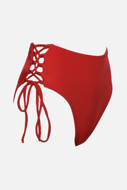 TRENDYOLMILLA Siyah Biyeli Yuksek Bel Hipster Bikini Alt? TBESS22BA0044 фото 25