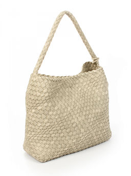 LACCOMA сумка СУ1053-0-винтаж бежевый эко кожа хлопок  фото 2