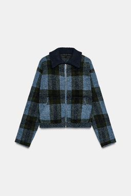 CHECKED CARDIGAN - Zara фото 3