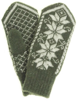 Варежки женские "Цветы" ПП 3212-10