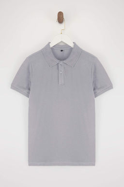 Siyah- Gri Regular 2li Paket Polo Yaka T-shirt TMNSS26PO00025