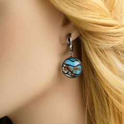 Серьги из муранского стекла FLORENTINA LS3123