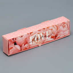 Цена за 5 шт. Коробка для конфет Love, 5 х 21 х 3.3 см - Дарите счастье фото 5