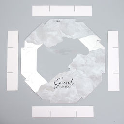 Цена за 5 шт. Коробка кондитерская складная, упаковка Special for you, 27×27×5 см