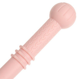 Прорезыватель силиконовый M&B, логопедический, от 3 мес., розовый