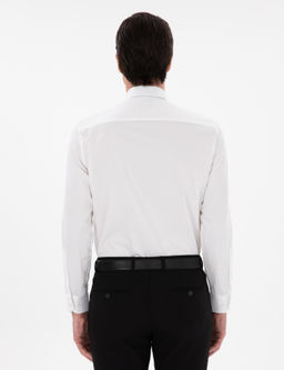 Beyaz Slim Fit Pamuklu Klasik G_mlek - Cacharel фото 5