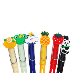 Набор цветных карандашей Calligrata, 6 цветов, вечные, резиновый декор