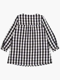 Платье на пуговицах в клетку UD 4857 черная клетка - Mini maxi фото 4