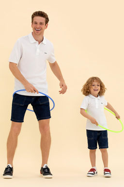 Белая базовая футболка-поло для мальчика Неожиданная скидка в корзине - U.s. polo assn фото 6