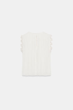 TOP COMBINADO CROCHET / Crudo - Zara фото 7