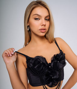 Топ #КТ8583, чёрный