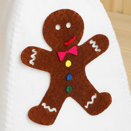 Шапка для бани с аппликацией Пряничный человечек - Simaland фото 2