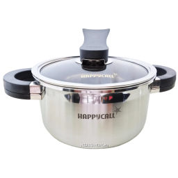 Кастрюля 3-PLY Stainless Steel HappyCall 3003-0043 18 см/2,5 л, Корея Акция