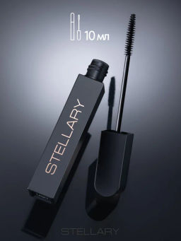 Stellary Тушь для ресниц с эффектом удлинения и подкручивания тон 01 черный  фото 4