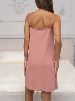 Сорочка кулирка с лайкрой гладкокрашенная пенье (хлопок 100%),песочная - Binita фото 8