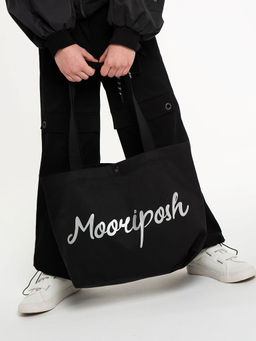Сумка-шоппер с логотипом MOORIPOSH