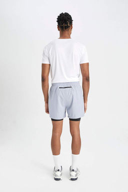 DeFactoFit Узкие шорты-колготки на молнии и узком крое с карманом для телефона фото 8