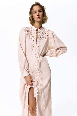 Vestido de algod?n con detalles de encaje - H&m фото 4
