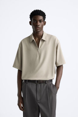 ZIPPED POLO SHIRT - Zara фото 11