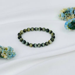 Браслет из Соколиного глаза 18 см - Радуга самоцветов фото 3